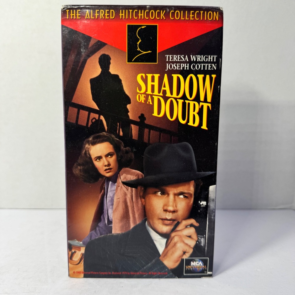 Shadow of a Doubt VHS Alfred Hitchcock Collection Teresa Wright Joseph Cotten